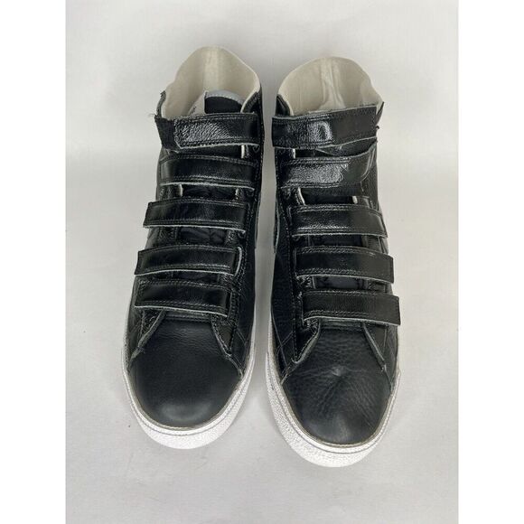 nike shoes high top Sneakers Lace Up Straps Men Size 11.5 Black Leather - Picture 6 of 13